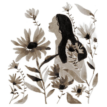 Estojo Caneta Zig Real Brush Kuretake Warm Gray 6 Unidades