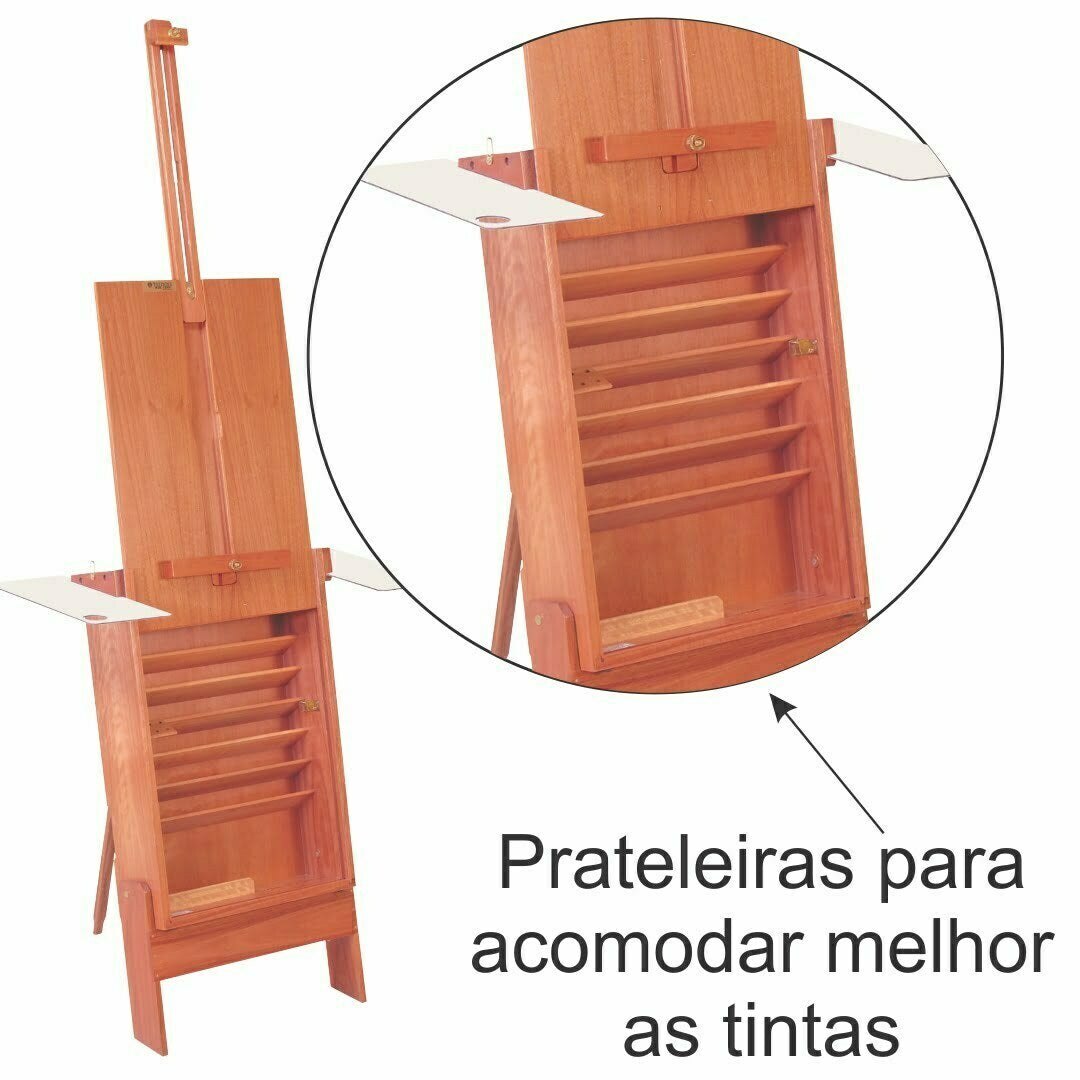 Estojo Cavalete Pintura Fricote 12508