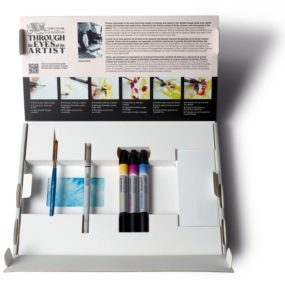 Estojo Aquarela Mixed Media Winsor & Newton 07 Peças