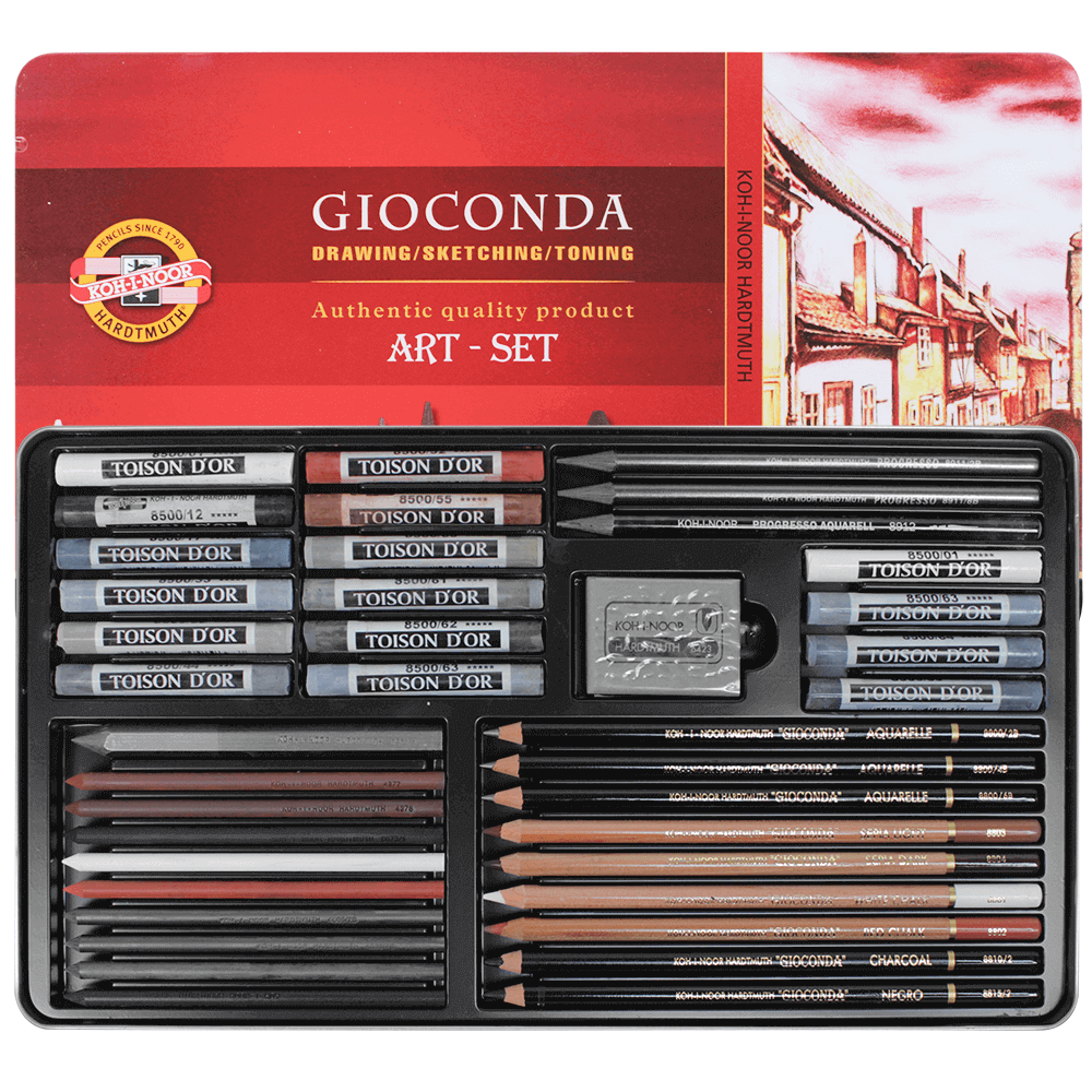Estojo de desenho Gioconda Art Set 8891 – Fruto de Arte Estojo de desenho Gioconda Art Set 8891 – Fruto de Arte