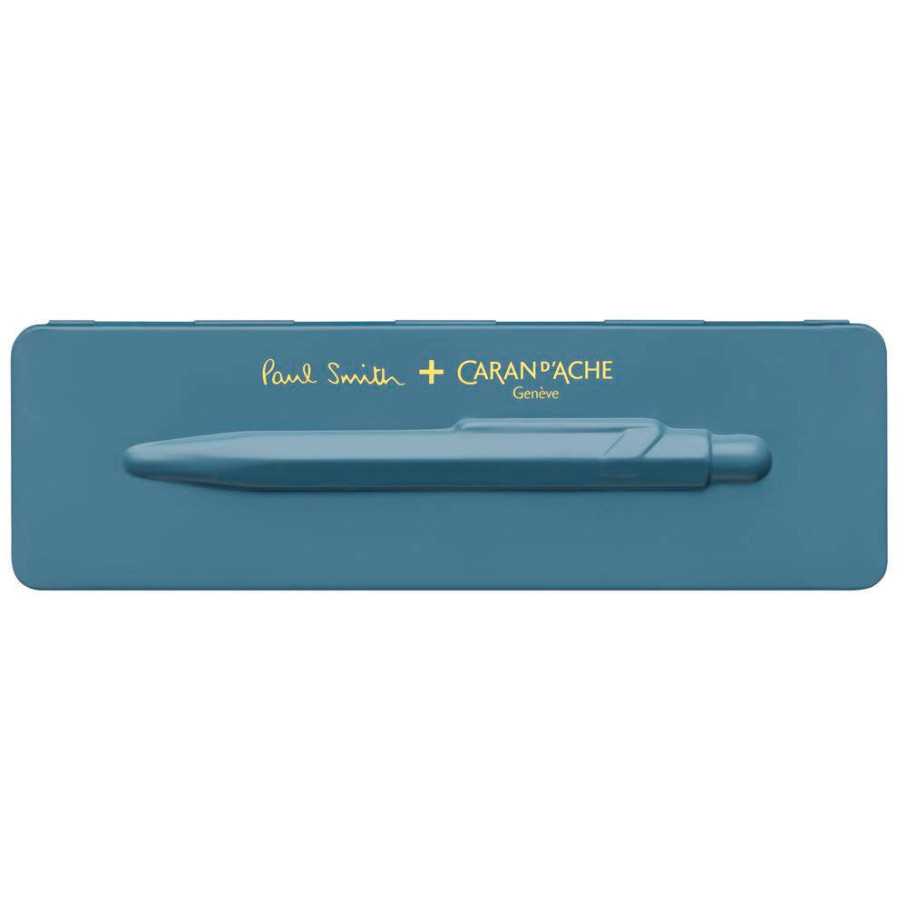 Caneta Esferográfica Caran d'Ache 849 Paul Smith Petrol Blue