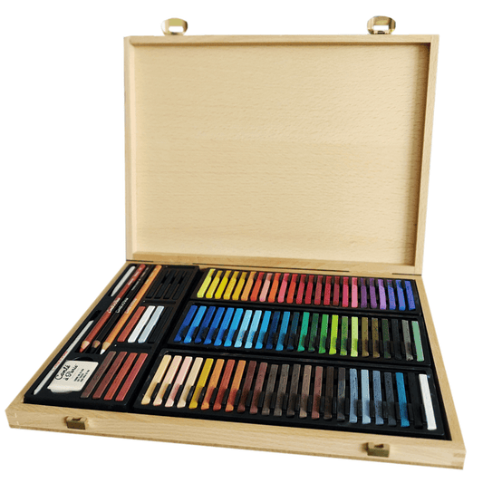 Pastel Seco Conté à Paris Carré 84 Cores Estojo Madeira