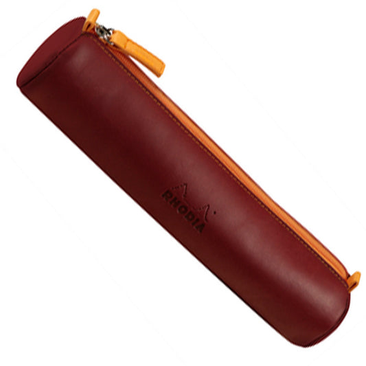 Estojo Rhodia Round Bungundy
