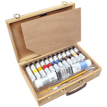 Estojo Tinta Acrílica Importada Pebeo Atelier Case