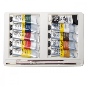 Estojo Tinta Acrílica Galeria Winsor & Newton 15 Peças