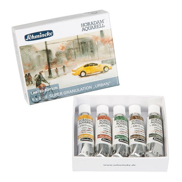 Conjunto Aquarela Profissional Schmincke Horadam Super Granulation 5ml Urban