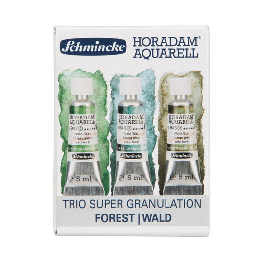 Conjunto Aquarela Profissional Schmincke Horadam Super Granulation 5ml Forest