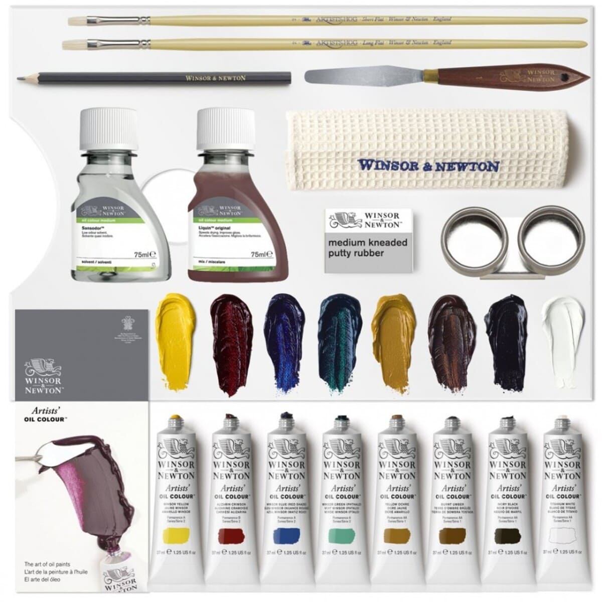 estojo tinta oleo winsor newton