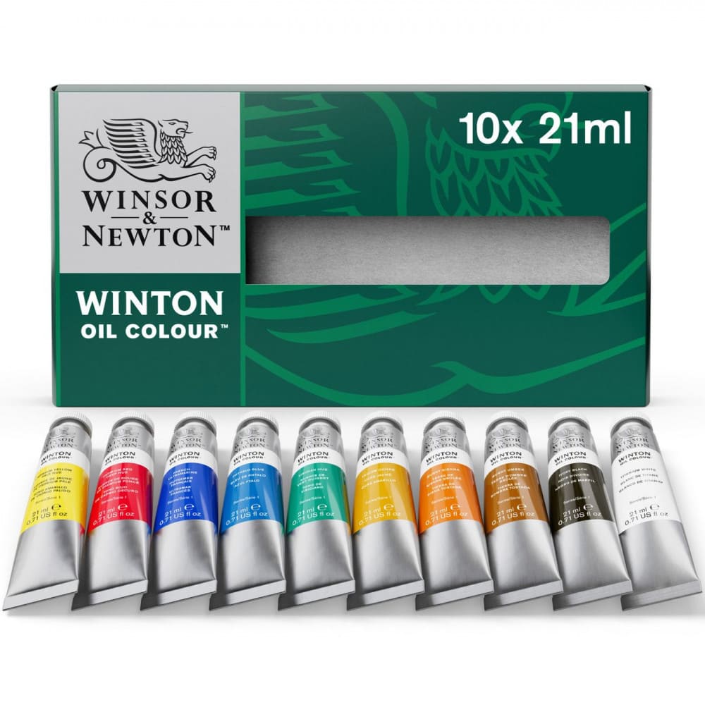 Estojo Tinta Óleo Winton 21ml 10 Cores