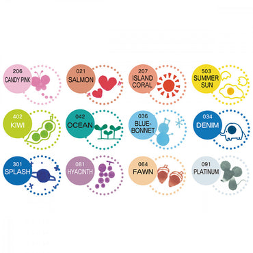 Estojo Zig Dot Color Kuretake 12 Cores