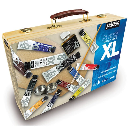 Estojo de Tinta Óleo Para Tela Pebeo Atelier Case