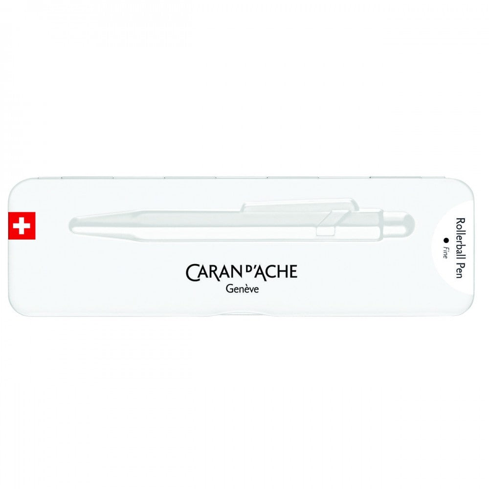 Caneta Rollerball Caran d'Ache White