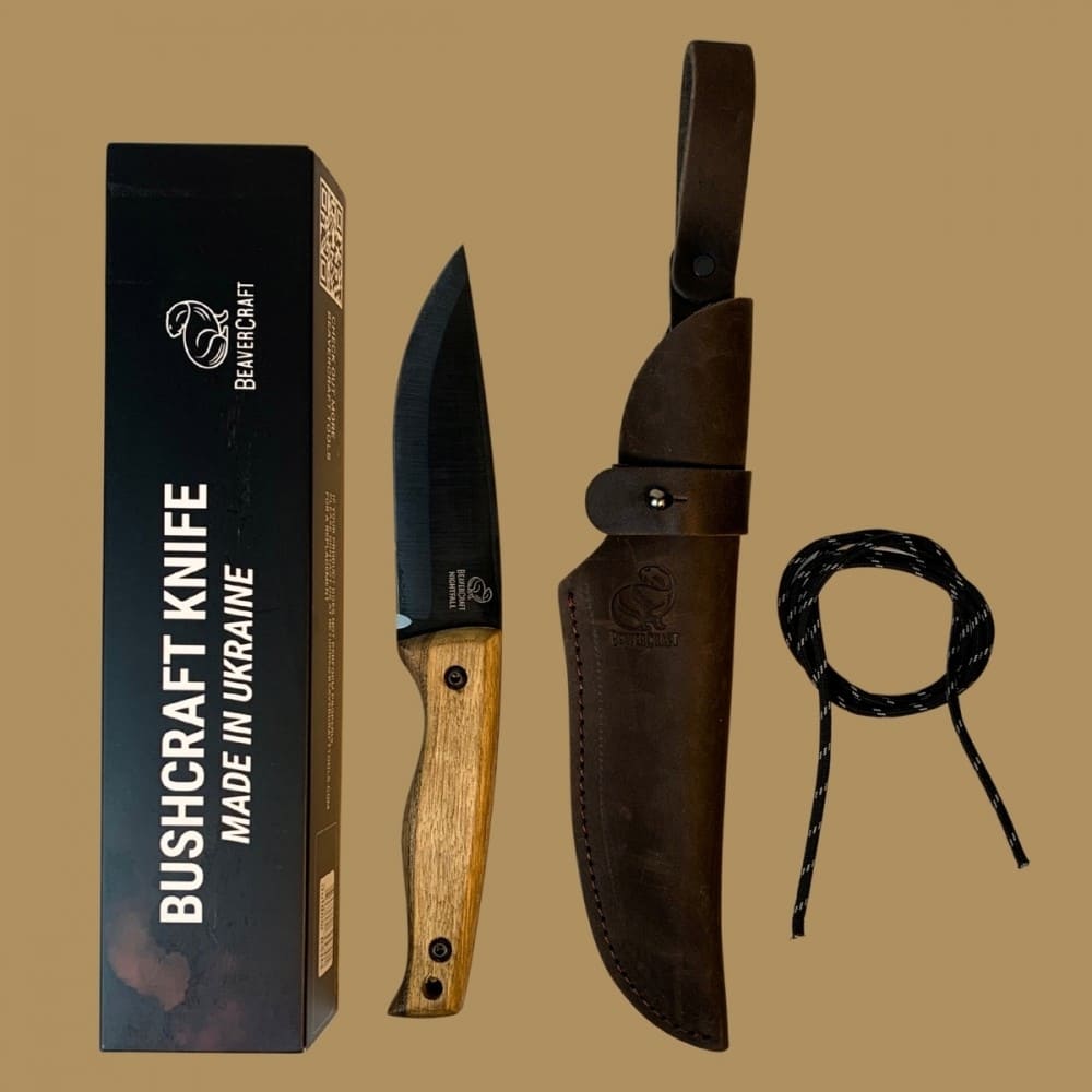 Faca Bushcraft Beavercraft Nightfall BSH3 em Aço Carbono