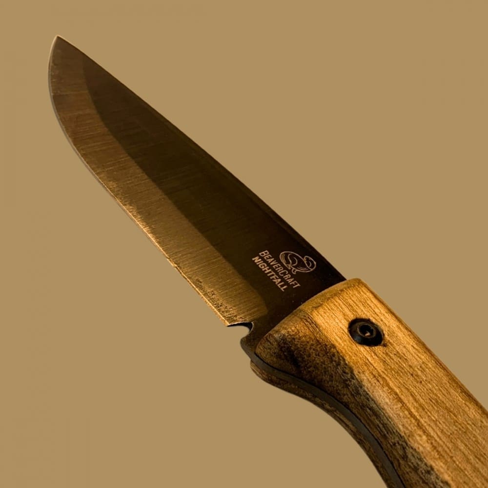 Faca Bushcraft Beavercraft Nightfall BSH3 em Aço Carbono