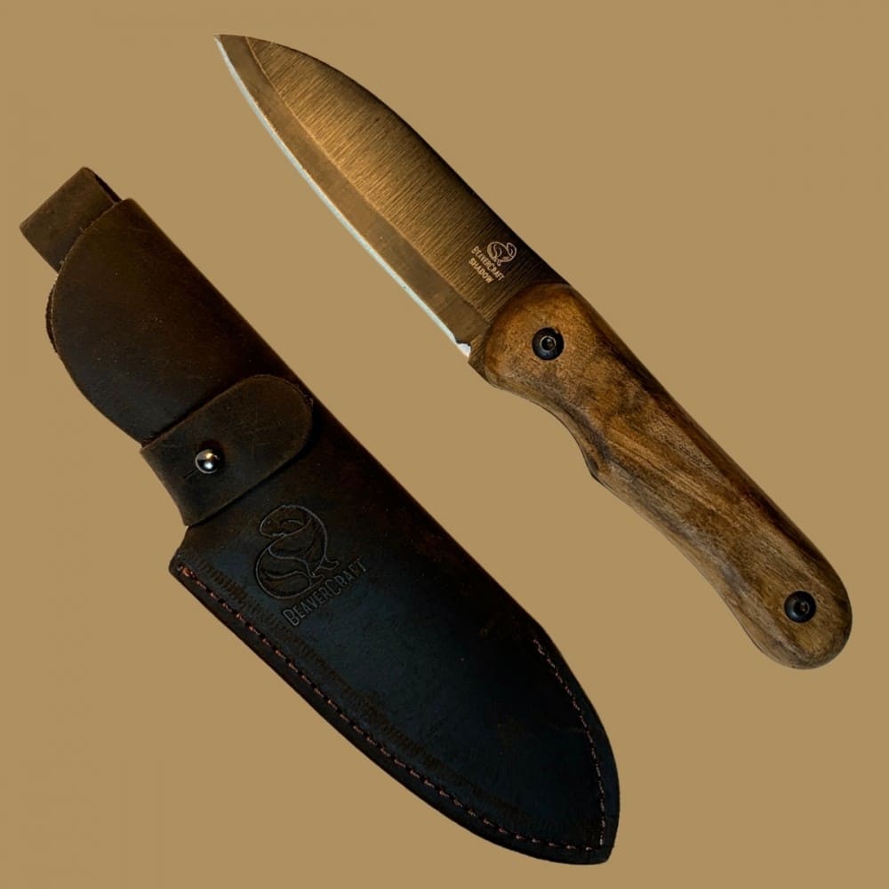 Faca Bushcraft Beavercraft Shadow BSH5 em Aço Carbono