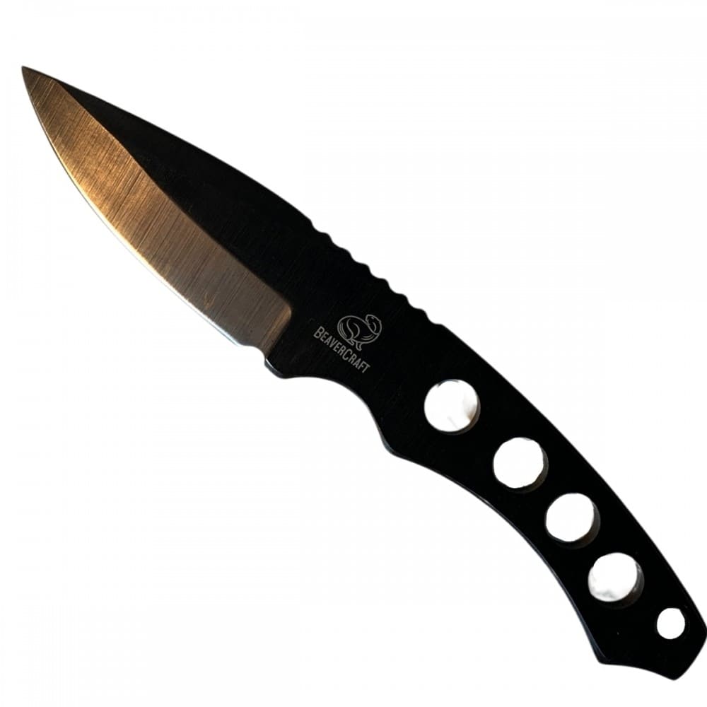 Faca Bushcraft Beavercraft Skeleton SNK2 em Aço Carbono