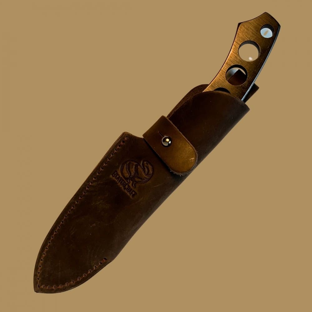Faca Bushcraft Beavercraft Skeleton SNK2 em Aço Carbono