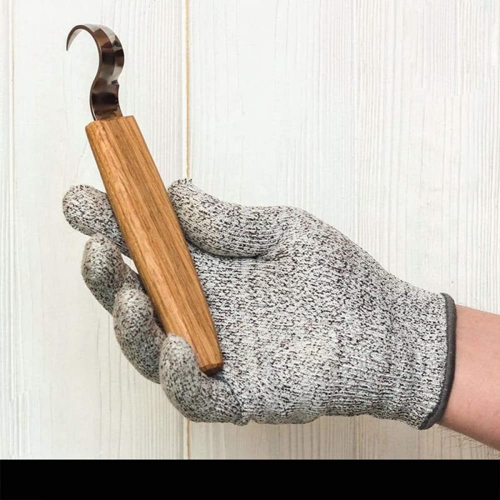 Faca em Gancho para Entalhe Beaver Craft Profissional SK1OAK