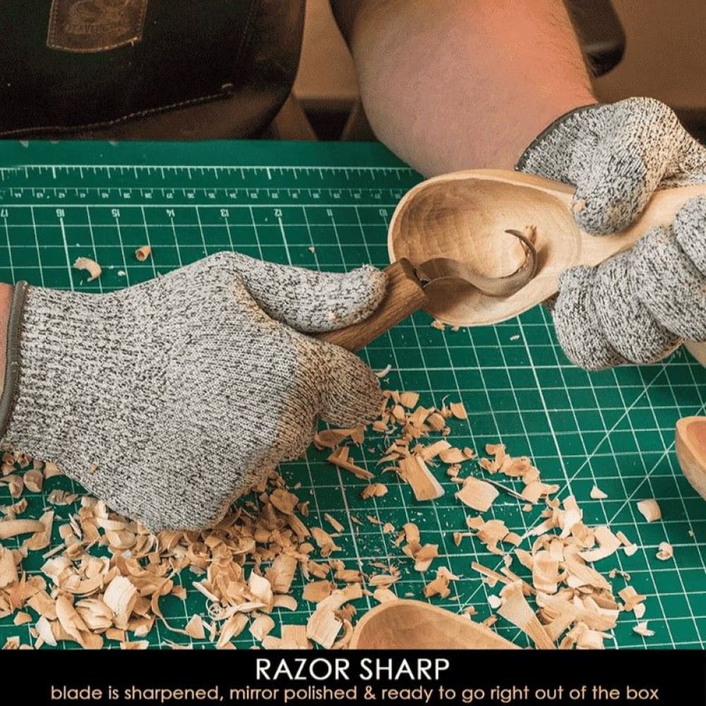 Faca em Gancho para Entalhe Beaver Craft Profissional SK2