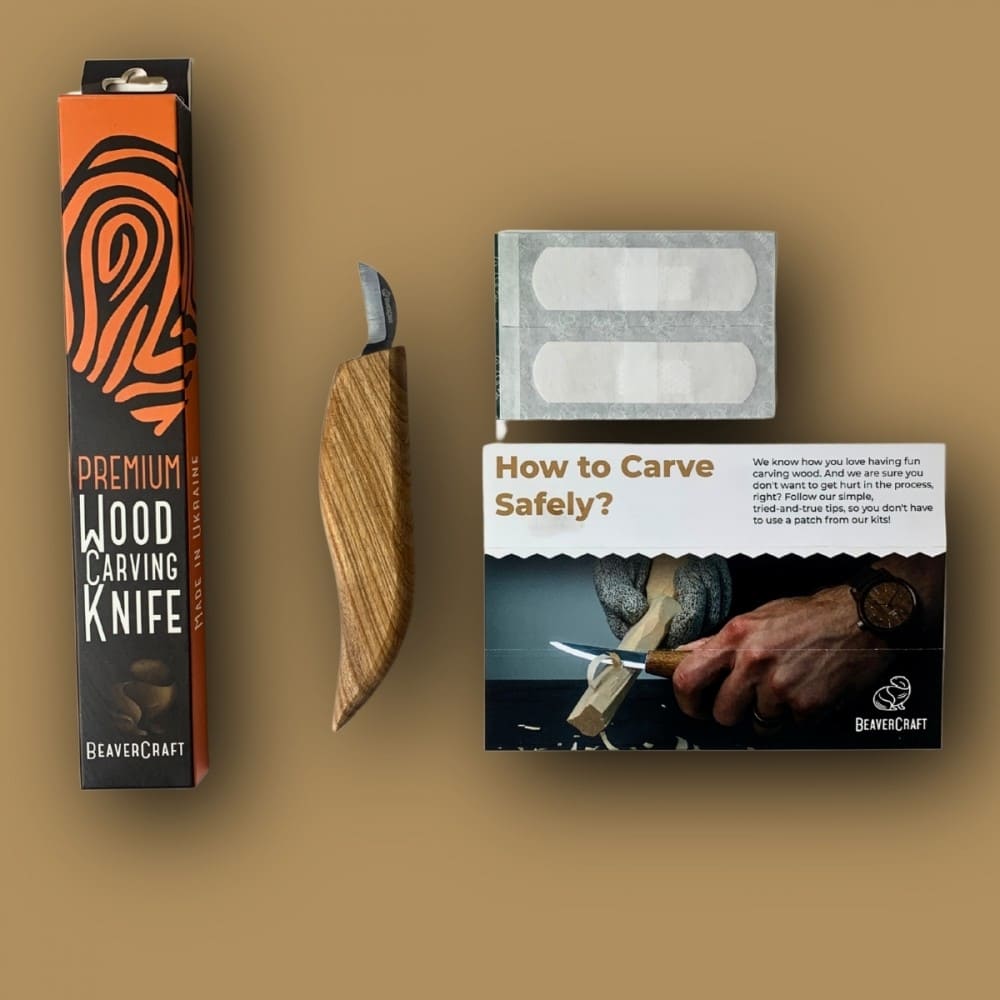 Faca para Entalhe Beaver Craft Profissional C6