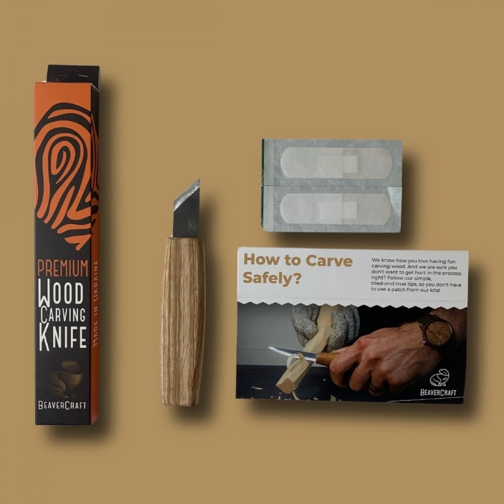 Faca para Entalhe Beaver Craft Profissional C9