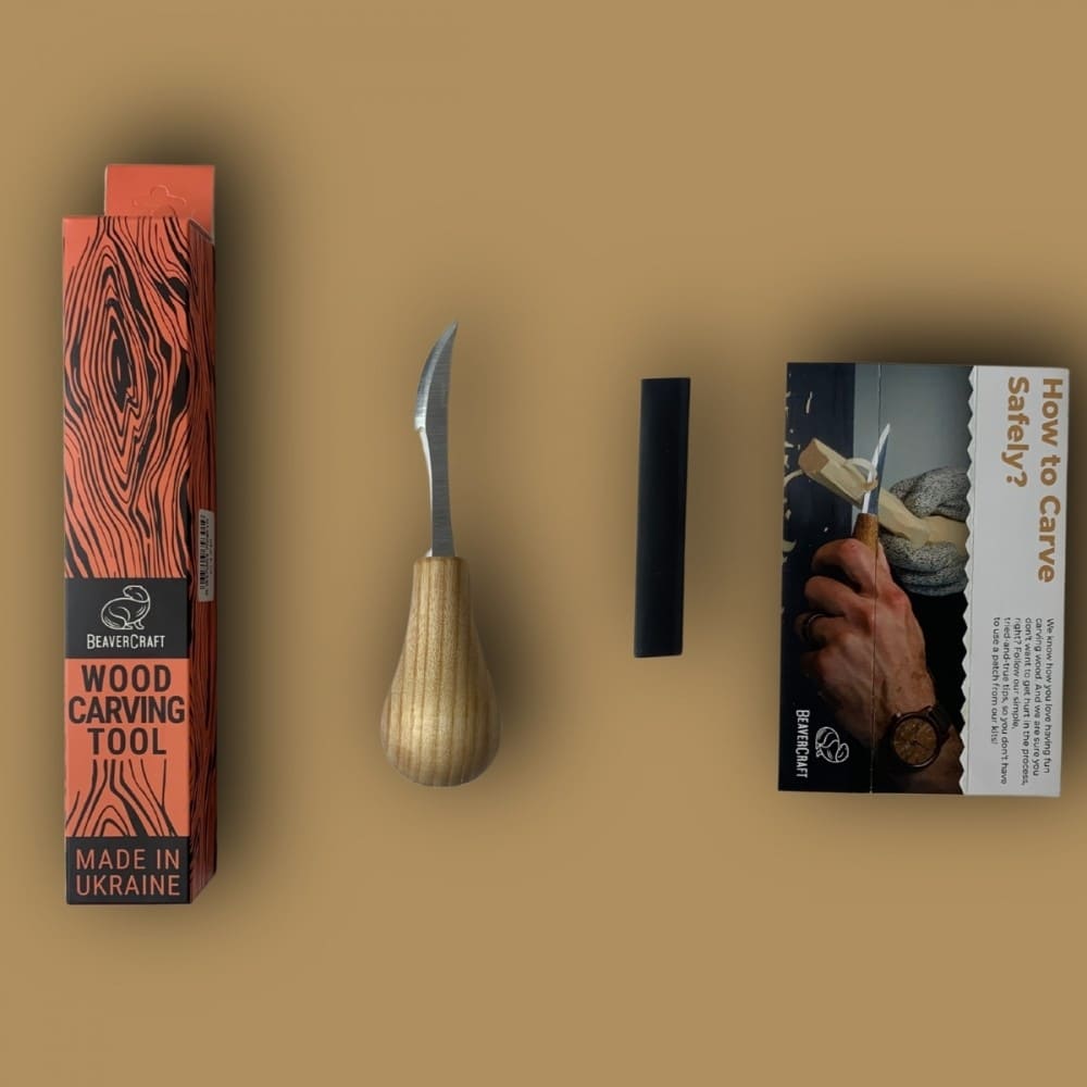Faca para Entalhe Beaver Craft Profissional C17P