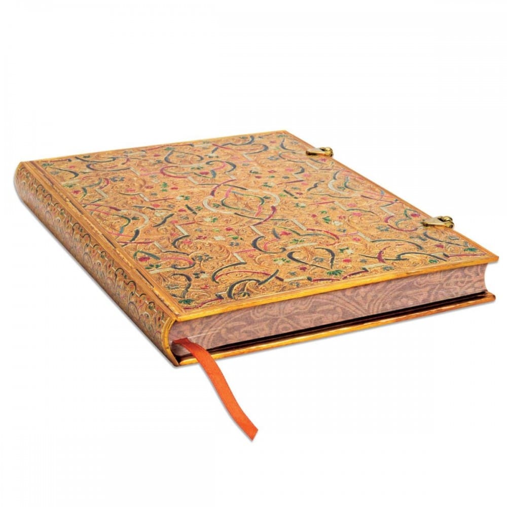 Paperblanks Gold Inlay Capa Dura Ultra Pautado