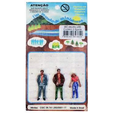 Figuras Para Maquetes 1/50 687 Minitec 03 Peças