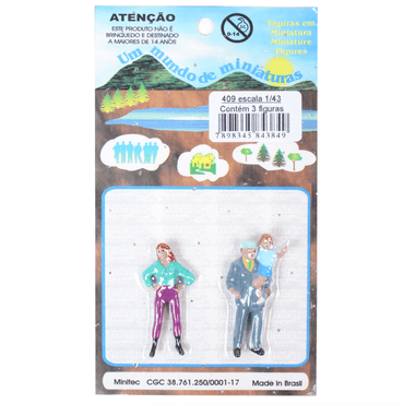 Figuras Para Maquetes 1/43 409 Minitec 02 Peças