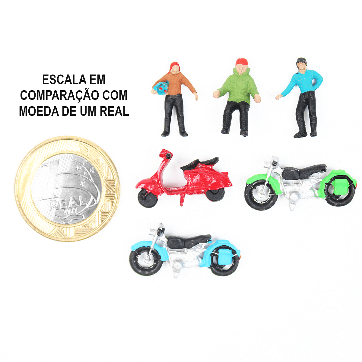 Figuras Para Maquetes 1/100 1600 Minitec 06 Peças