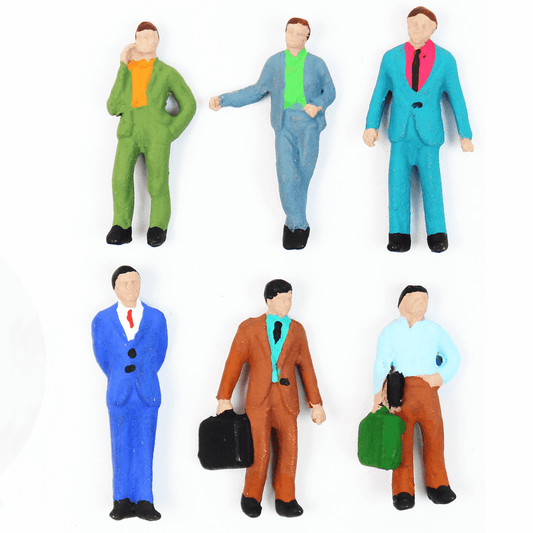 Figuras Para Maquetes 1/100 1605 Minitec 06 Peças