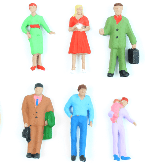 Figuras Para Maquetes 1/100 1606 Minitec 06 Peças