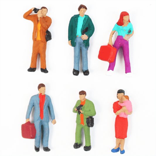 Figuras Para Maquetes 1/100 1612 Minitec 06 Peças