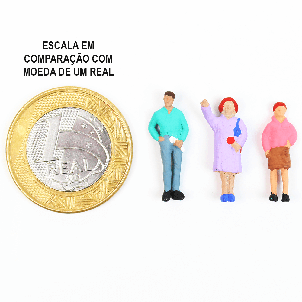 Figuras Para Maquetes 1/75 2265 Minitec 03 Peças