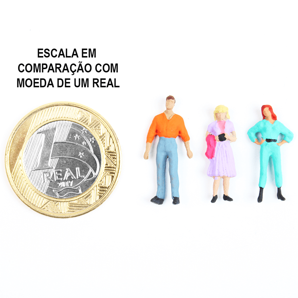 Figuras Para Maquetes 1/75 2267 Minitec 03 Peças