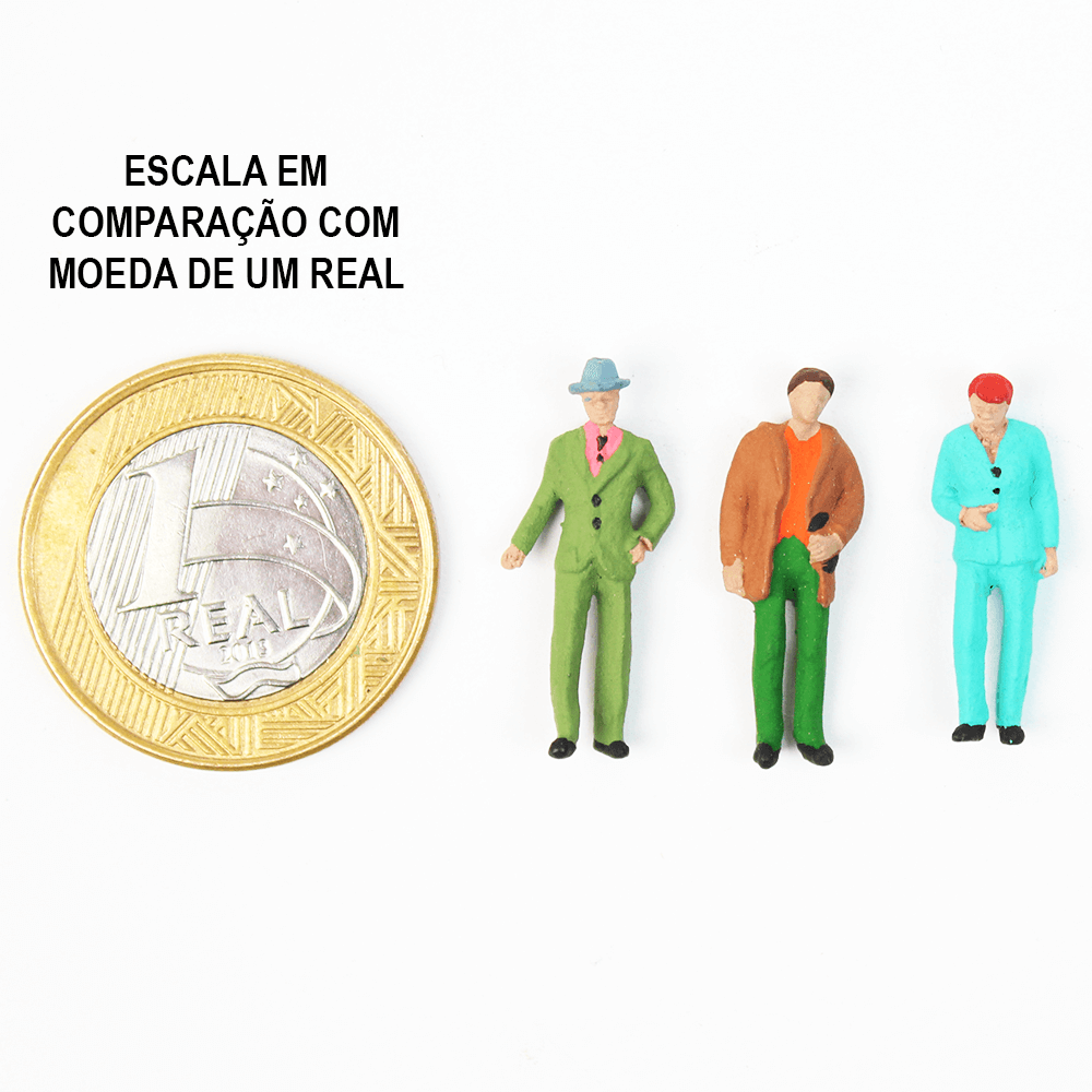 Figuras Para Maquetes 1/75 2291 Minitec 03 Peças