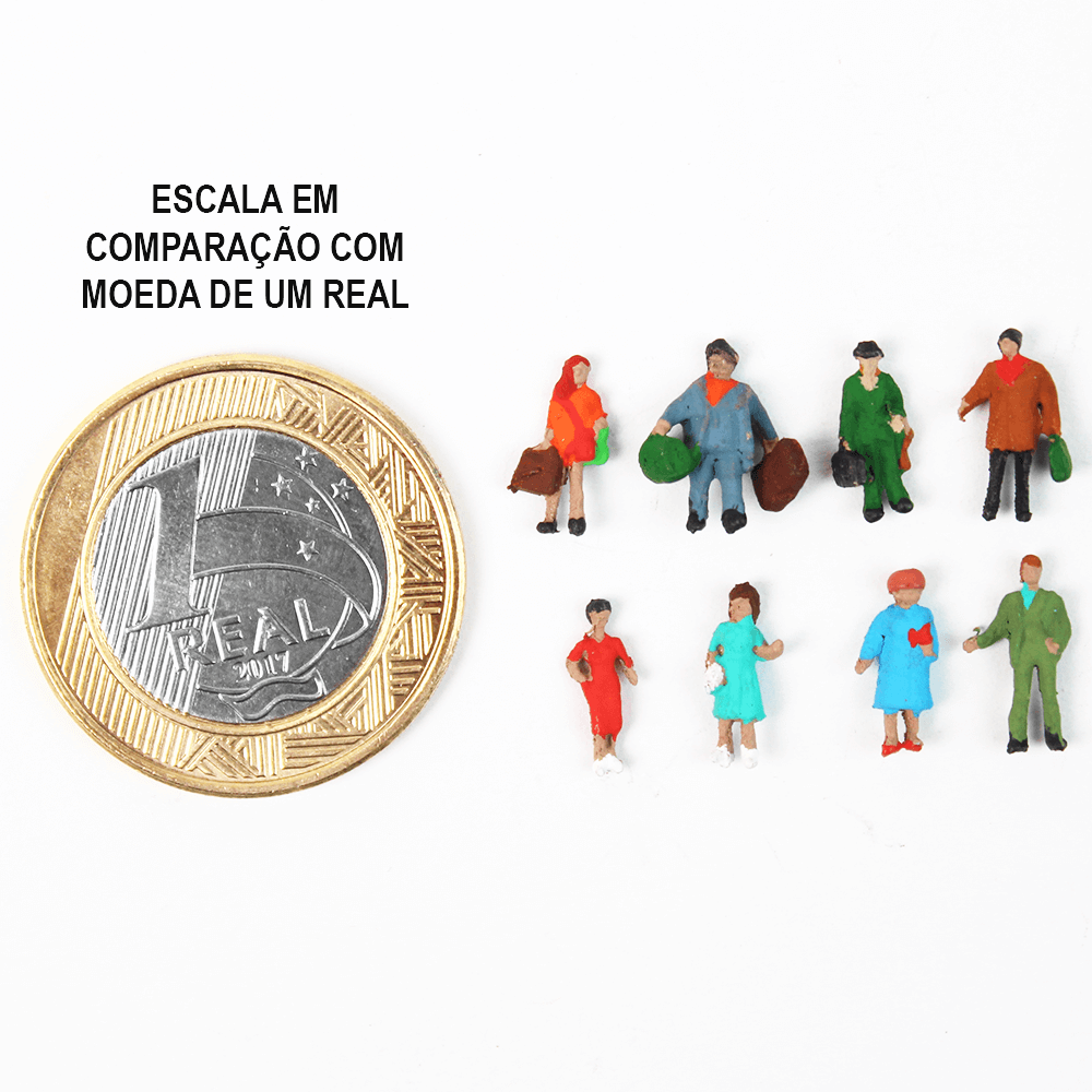 Figuras Para Maquetes 1/200 2308 Minitec 08 Peças