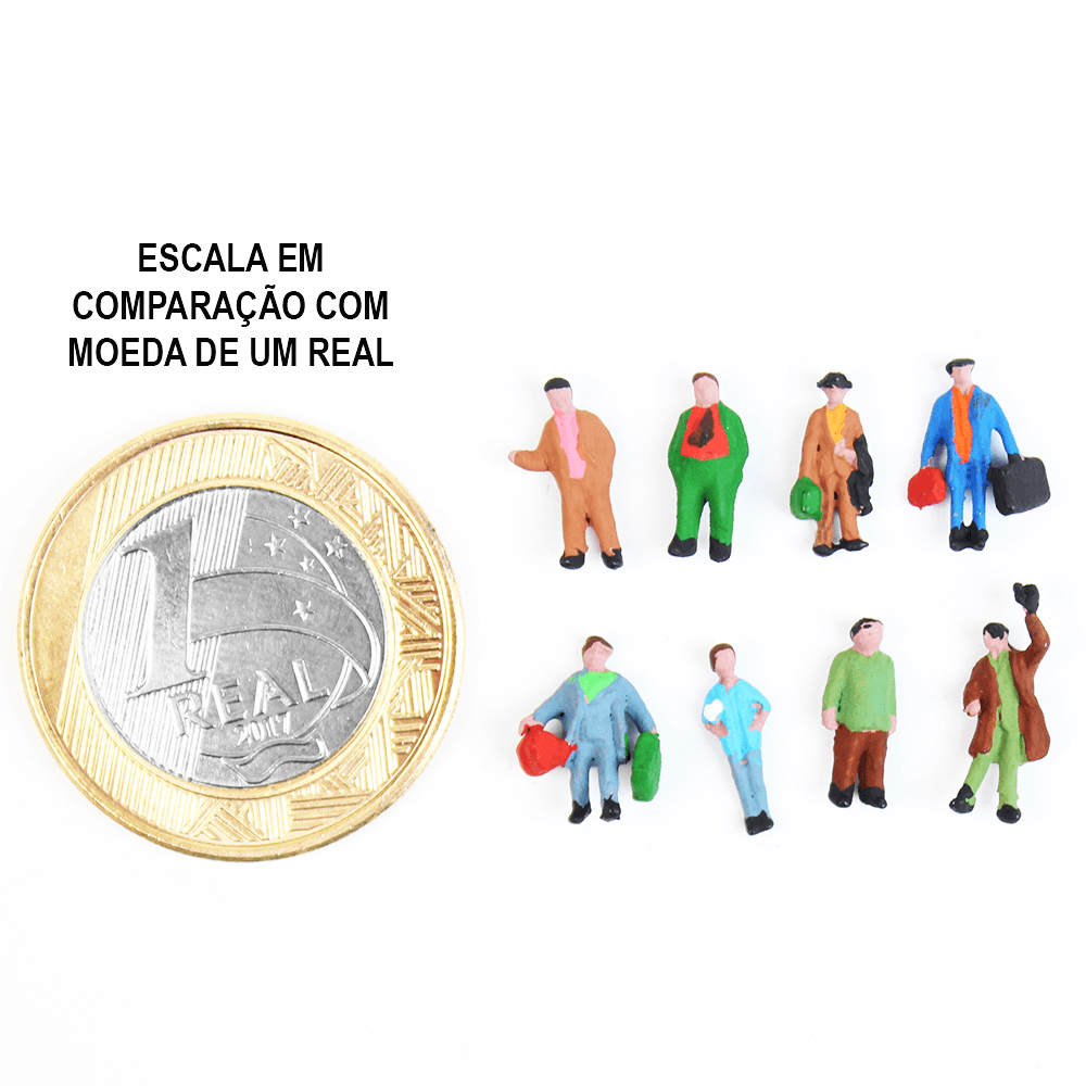 Figuras Para Maquetes 1/200 2311 Minitec 08 Peças
