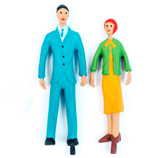 Figuras Para Maquetes 1/25 2503 Minitec 02 Peças