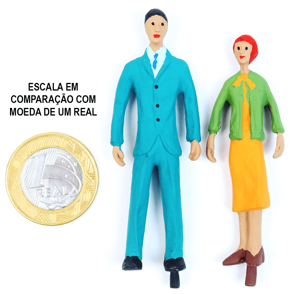 Figuras Para Maquetes 1/25 2503 Minitec 02 Peças