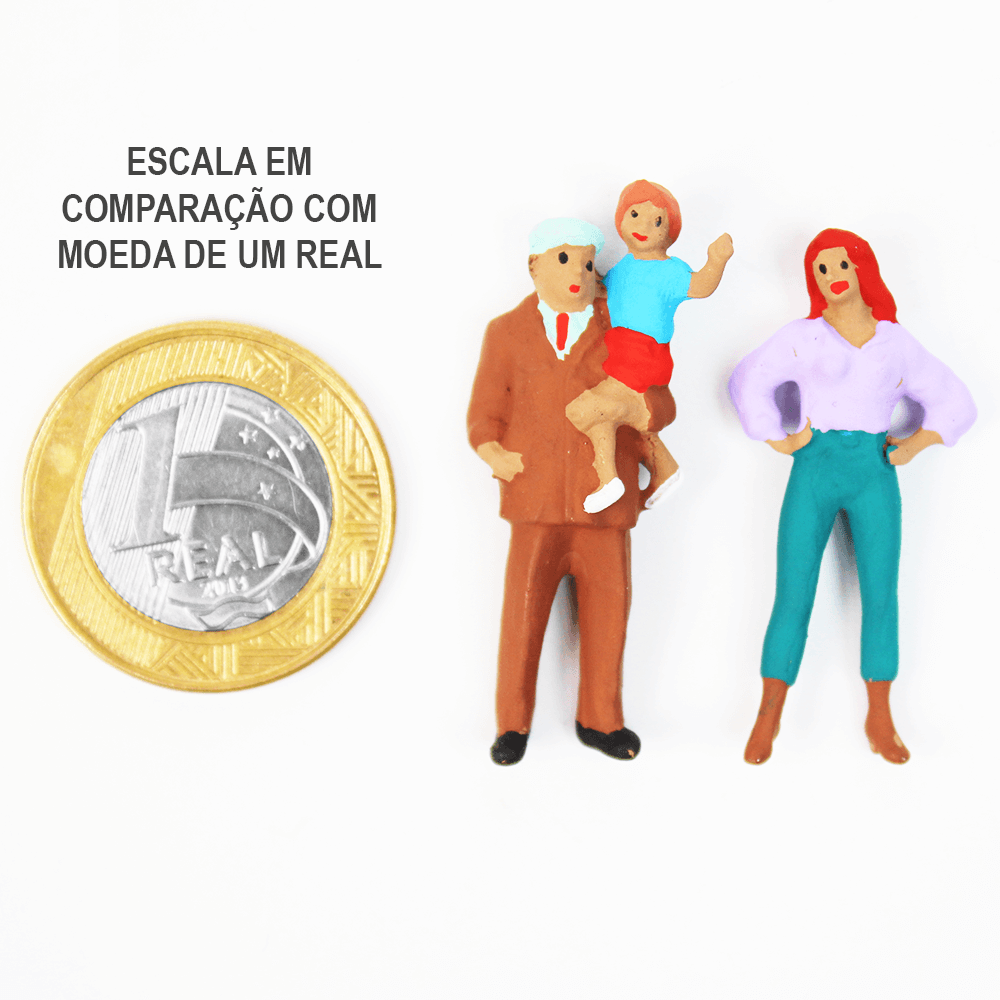 Figuras Para Maquetes 1/43 409 Minitec 02 Peças