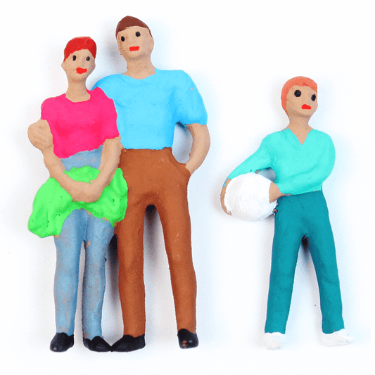 Figuras Para Maquetes 1/43 410 Minitec 02 Peças