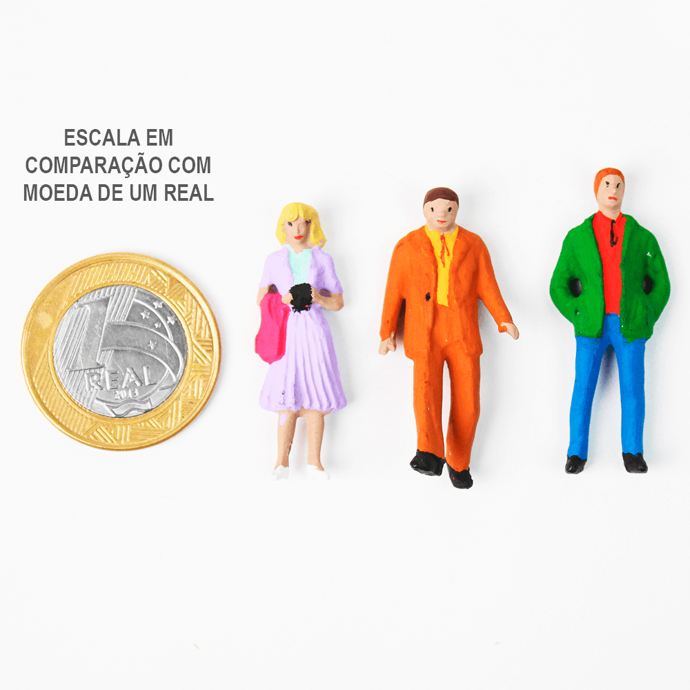 Figuras Para Maquetes 1/43 417 Minitec 03 Peças