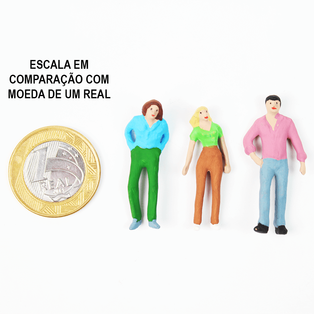 Figuras Para Maquetes 1/43 420 Minitec 03 Peças
