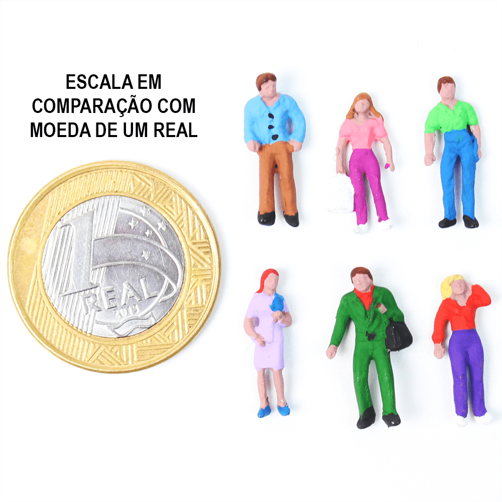 Figuras Para Maquetes 1/100 597 Minitec 06 Peças