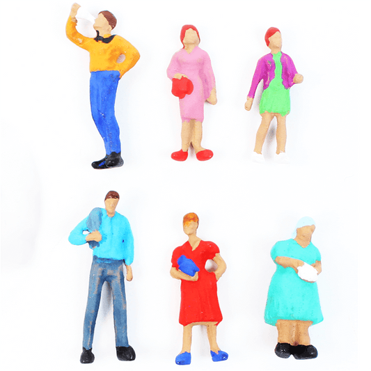 Figuras Para Maquetes 1/100 602 Minitec 06 Peças