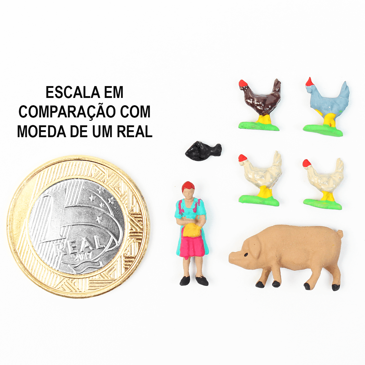 Figuras Para Maquetes 1/100 612 Minitec 07 Peças