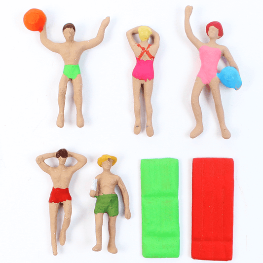 Figuras Para Maquetes 1/100 614 Minitec 07 Peças