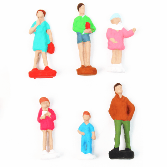 Figuras Para Maquetes 1/100 615 Minitec 06 Peças