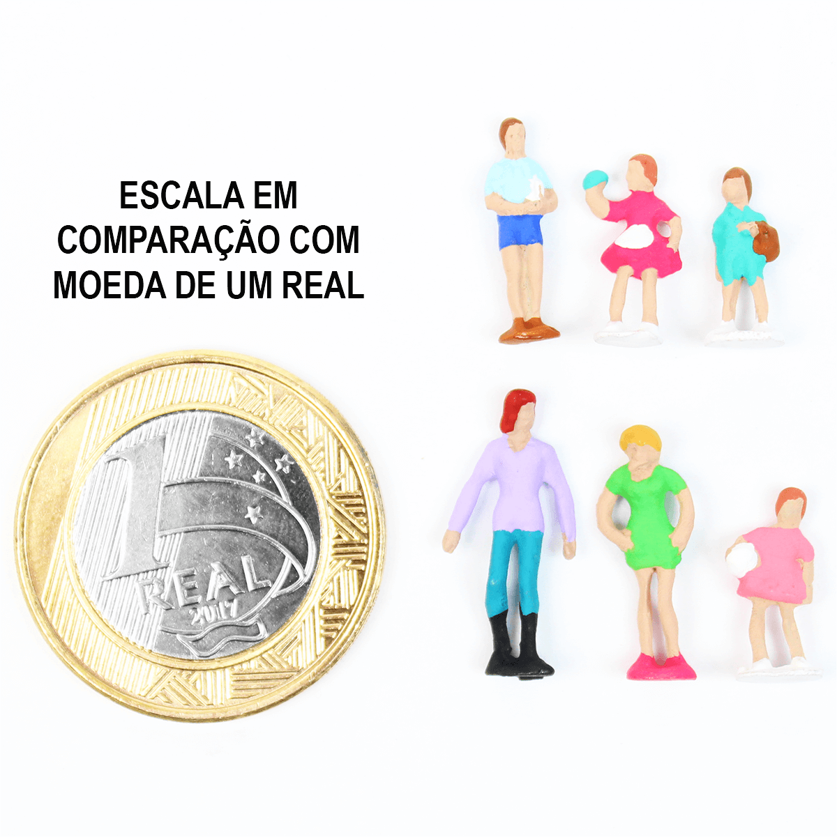 Figuras Para Maquetes 1/100 623 Minitec 06 Peças